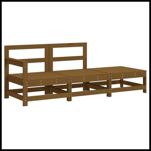 vidaXL Corner Sofa with Cushions 2-Seater Solid Pine Wood for Outdoor Relaxation and Comfort by vidaXL