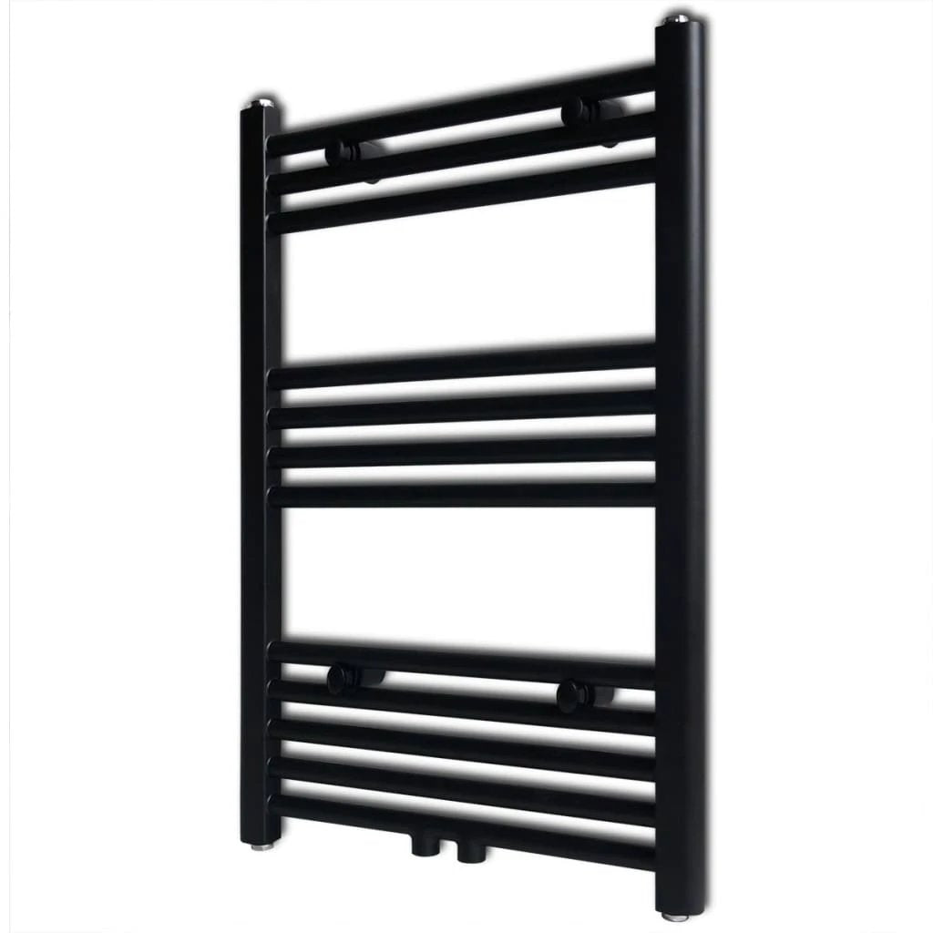 vidaXL Quality Grey Towel Rail Radiator 480x480mm Dual Purpose Hydronic Heating For Bathroom - Radiator