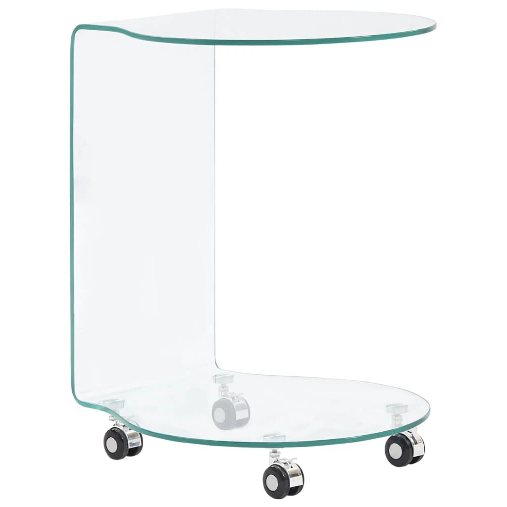 vidaXL vidaXL Glass Coffee Table 45x40x58cm Tempered - Coffee Table