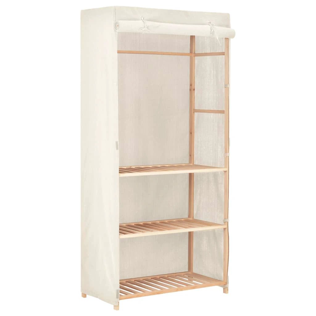 vidaXL 3-Tier Clothes Wardrobe 79x40x170 cm by vidaXL
