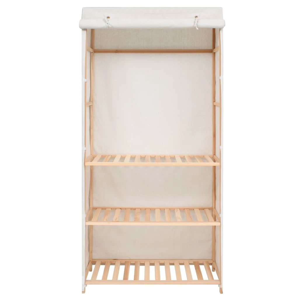 vidaXL 3-Tier Clothes Wardrobe 79x40x170 cm by vidaXL