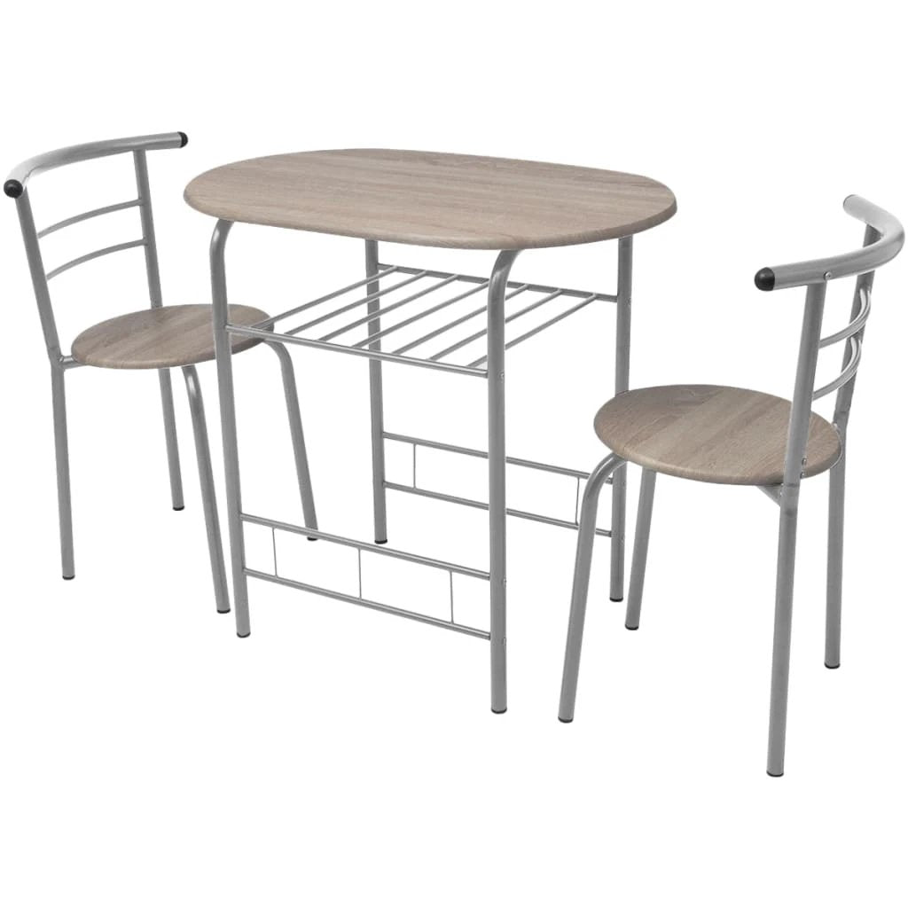vidaXL Breakfast Bar Set MDF by vidaXL