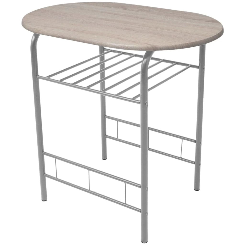 vidaXL Breakfast Bar Set MDF by vidaXL