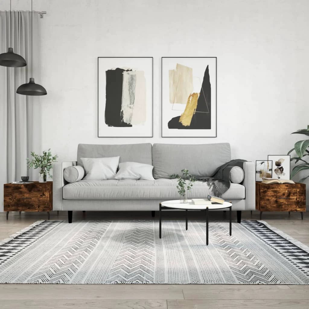 VidaXL Coffee Table 50x50x40 cm Engineered Wood Living Room by vidaXL