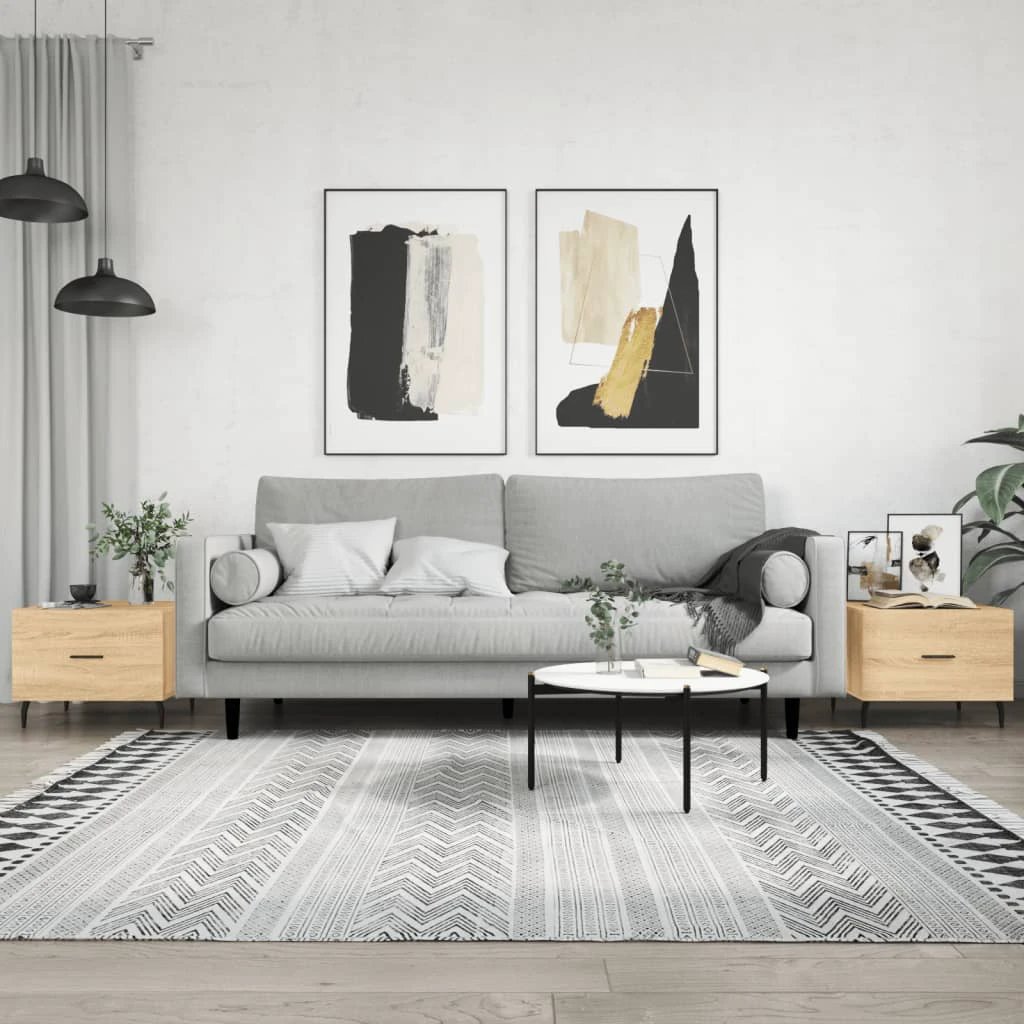 VidaXL Coffee Table 50x50x40 cm Engineered Wood Living Room by vidaXL