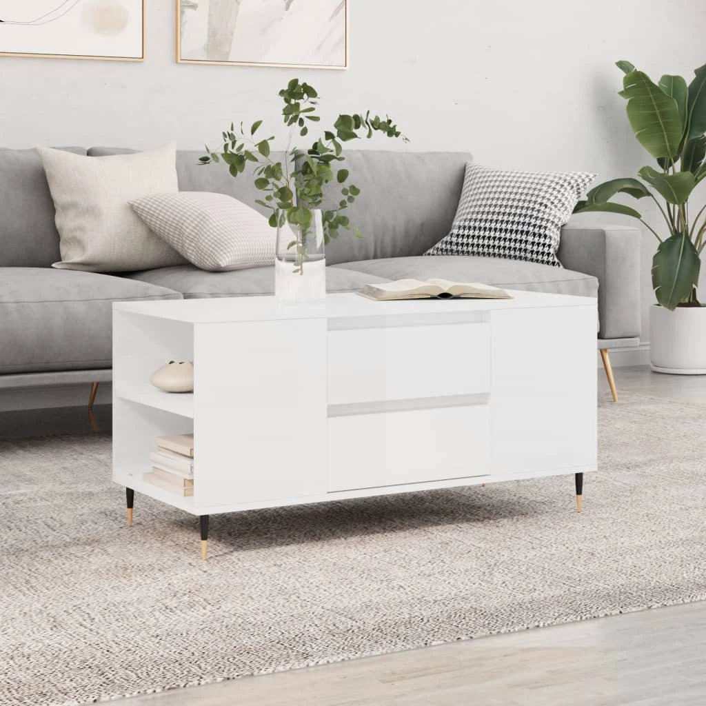 VidaXL Coffee Table 102x44.5x50 cm Durable Living Room by vidaXL