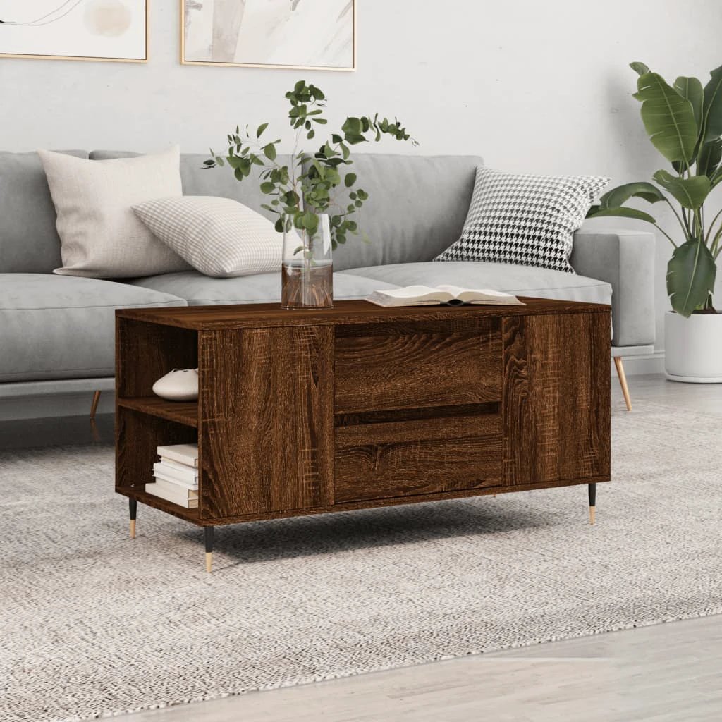 VidaXL Coffee Table 102x44.5x50 cm Durable Living Room by vidaXL