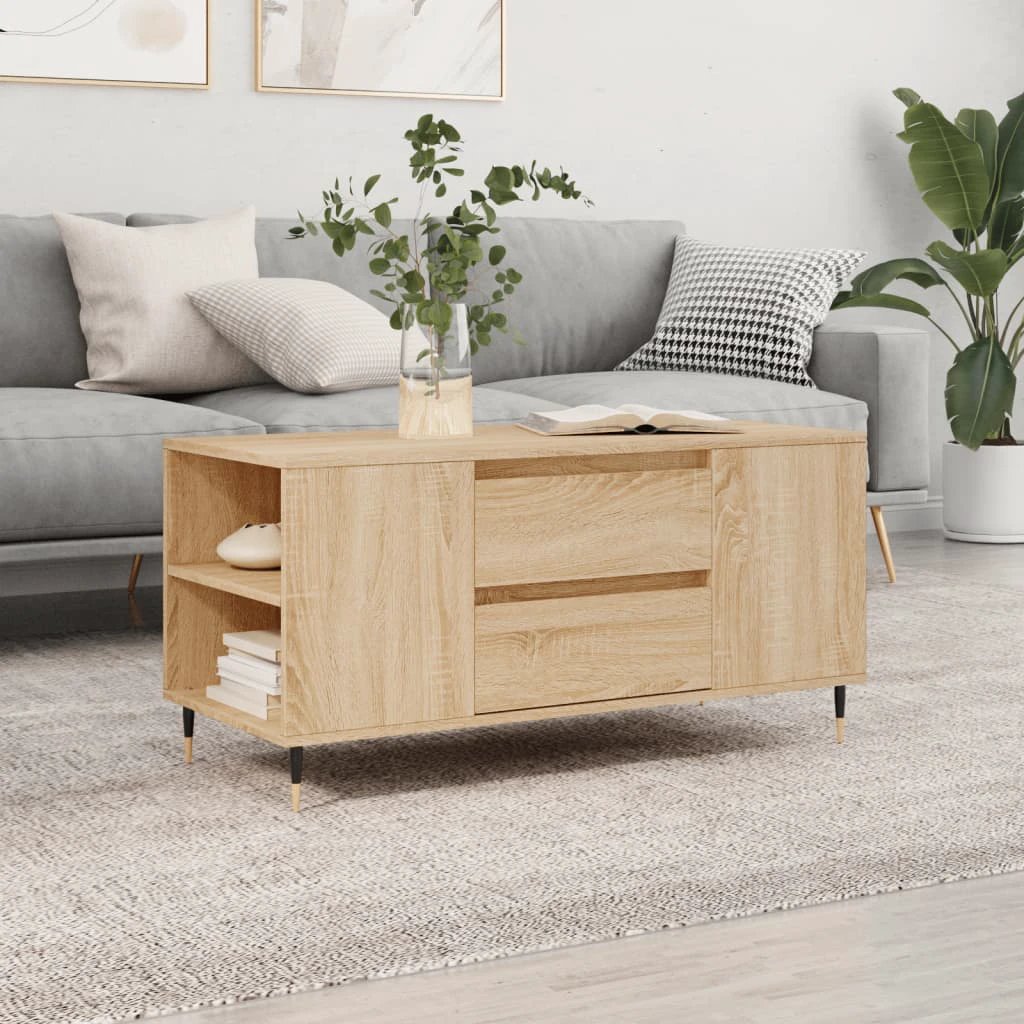VidaXL Coffee Table 102x44.5x50 cm Durable Living Room by vidaXL