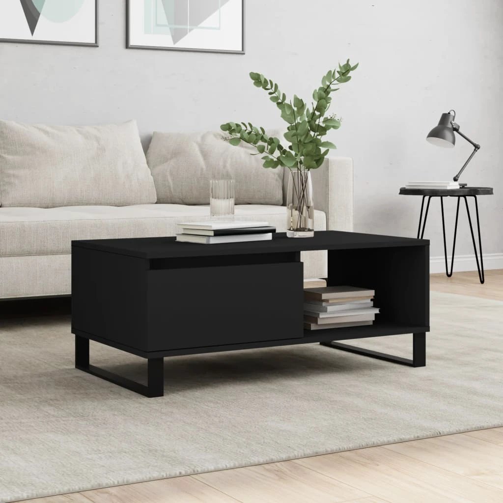 vidaXL vidaXL Coffee Table 90x50x36.5 Engineered Wood Living Room - Coffee Table