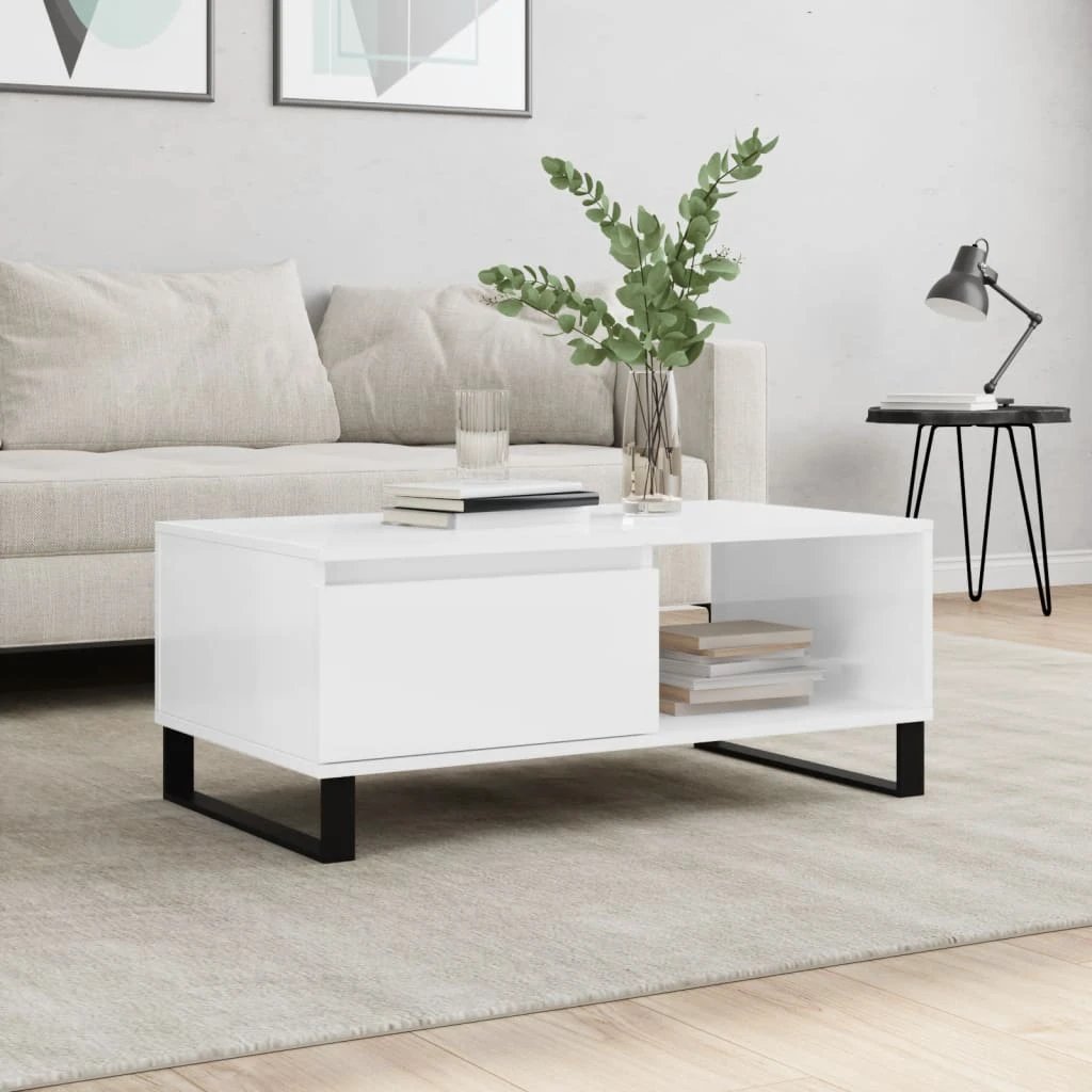 vidaXL vidaXL Coffee Table 90x50x36.5 Engineered Wood Living Room - Coffee Table