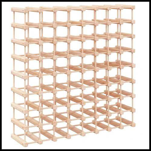 vidaXL Wine Rack for 12 Bottles 36x23x36 cm Solid Pine Wood for Elegant Wine Storage and Display by vidaXL