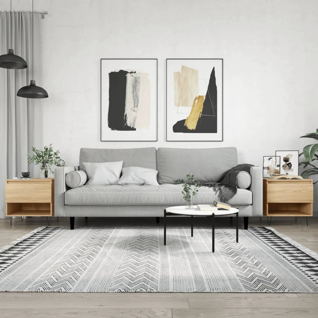 VidaXL Coffee Table 50x46x50 cm Engineered Wood Moisture Resistant Finish Living Room by vidaXL