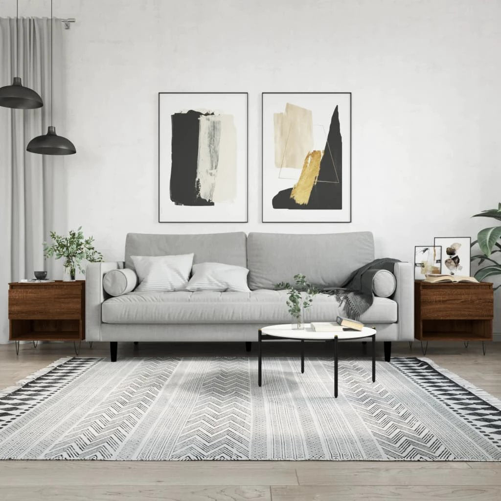 VidaXL Coffee Table 50x46x50 cm Engineered Wood Moisture Resistant Finish Living Room by vidaXL