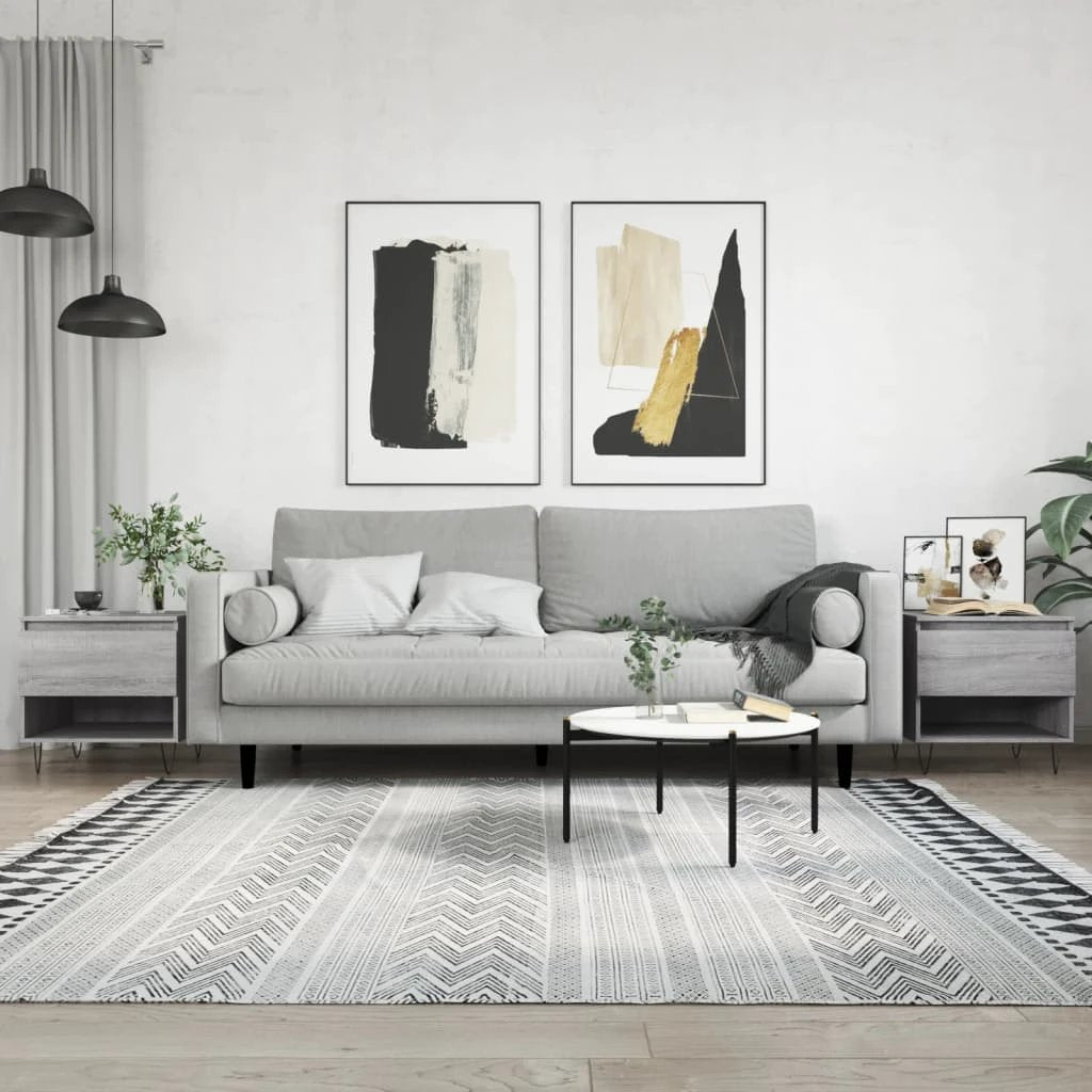 VidaXL Coffee Table 50x46x50 cm Engineered Wood Moisture Resistant Finish Living Room by vidaXL