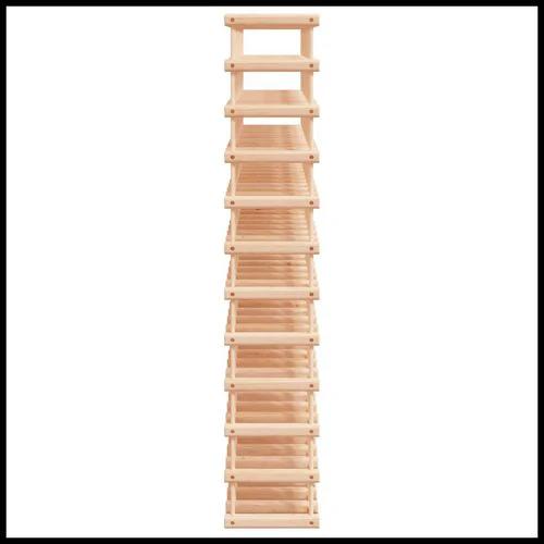 vidaXL Wine Rack for 12 Bottles 36x23x36 cm Solid Pine Wood for Elegant Wine Storage and Display by vidaXL