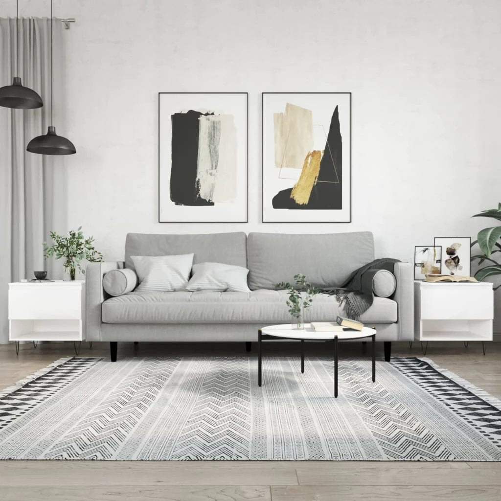 vidaXL VidaXL Coffee Table 50x46x50 cm Engineered Wood Moisture Resistant Finish Living Room - Coffee Table