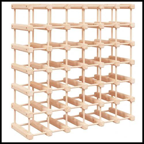vidaXL vidaXL Wine Rack for 12 Bottles 36x23x36 cm Solid Pine Wood for Elegant Wine Storage and Display -