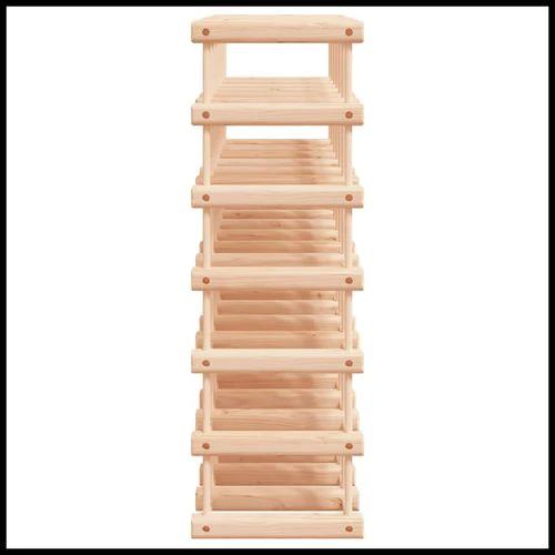 vidaXL vidaXL Wine Rack for 12 Bottles 36x23x36 cm Solid Pine Wood for Elegant Wine Storage and Display -