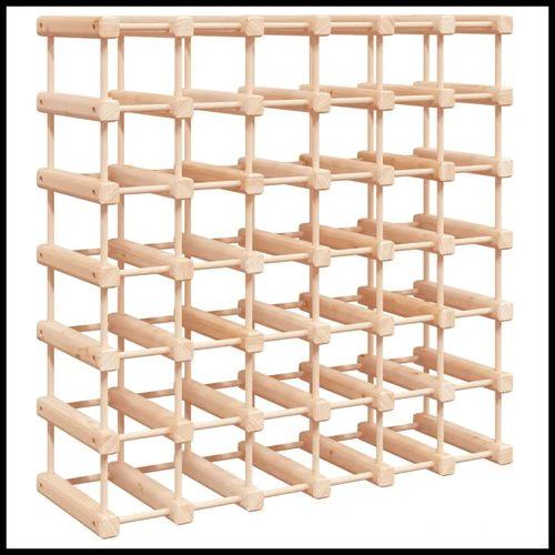 vidaXL vidaXL Wine Rack for 12 Bottles 36x23x36 cm Solid Pine Wood for Elegant Wine Storage and Display -