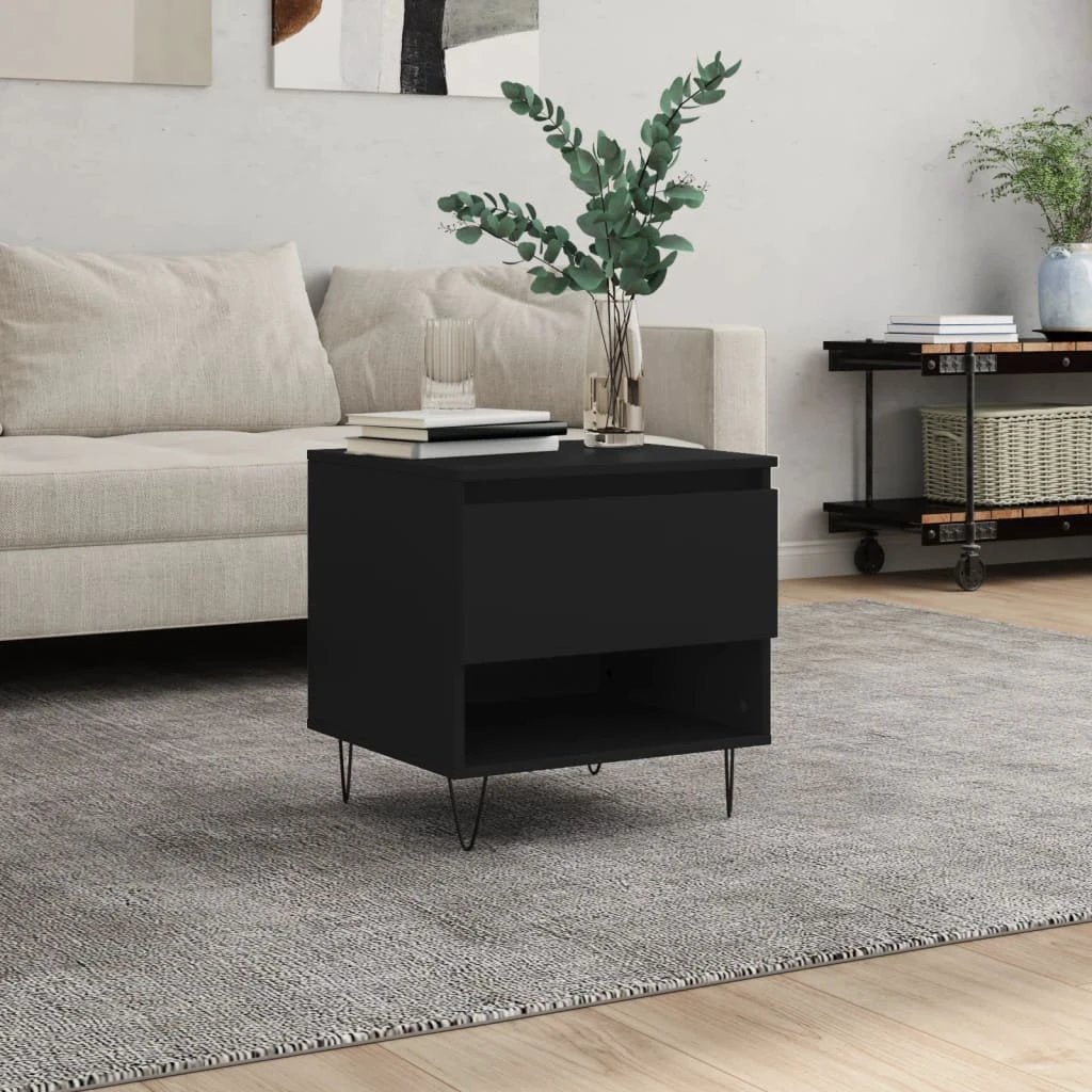 vidaXL VidaXL Coffee Table 50x46x50 cm Engineered Wood Moisture Resistant Finish Living Room - Coffee Table