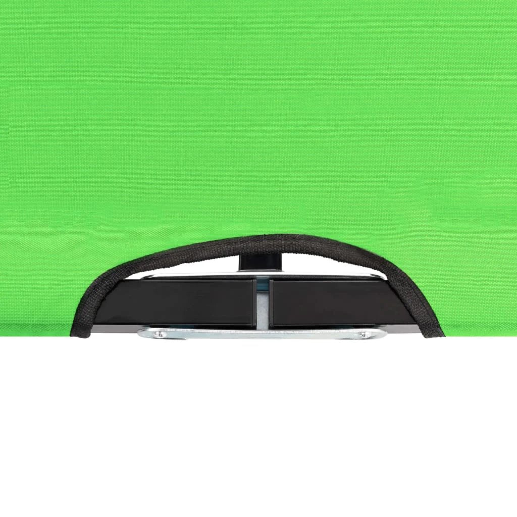 vidaXL Two Person Folding Sun Lounger Blue Steel by vidaXL