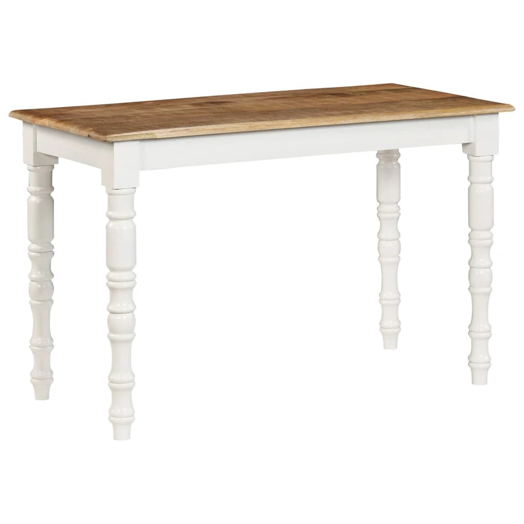 vidaXL VidaXL Dining Table 110x60x76 Cm Solid Mango Wood Modern Retro Design For Dining Room - Dining Table