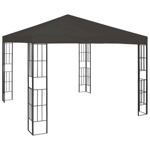 vidaXL Gazebo 3x3 m with LED String Lights for Outdoor Gatherings and Shade by vidaXL