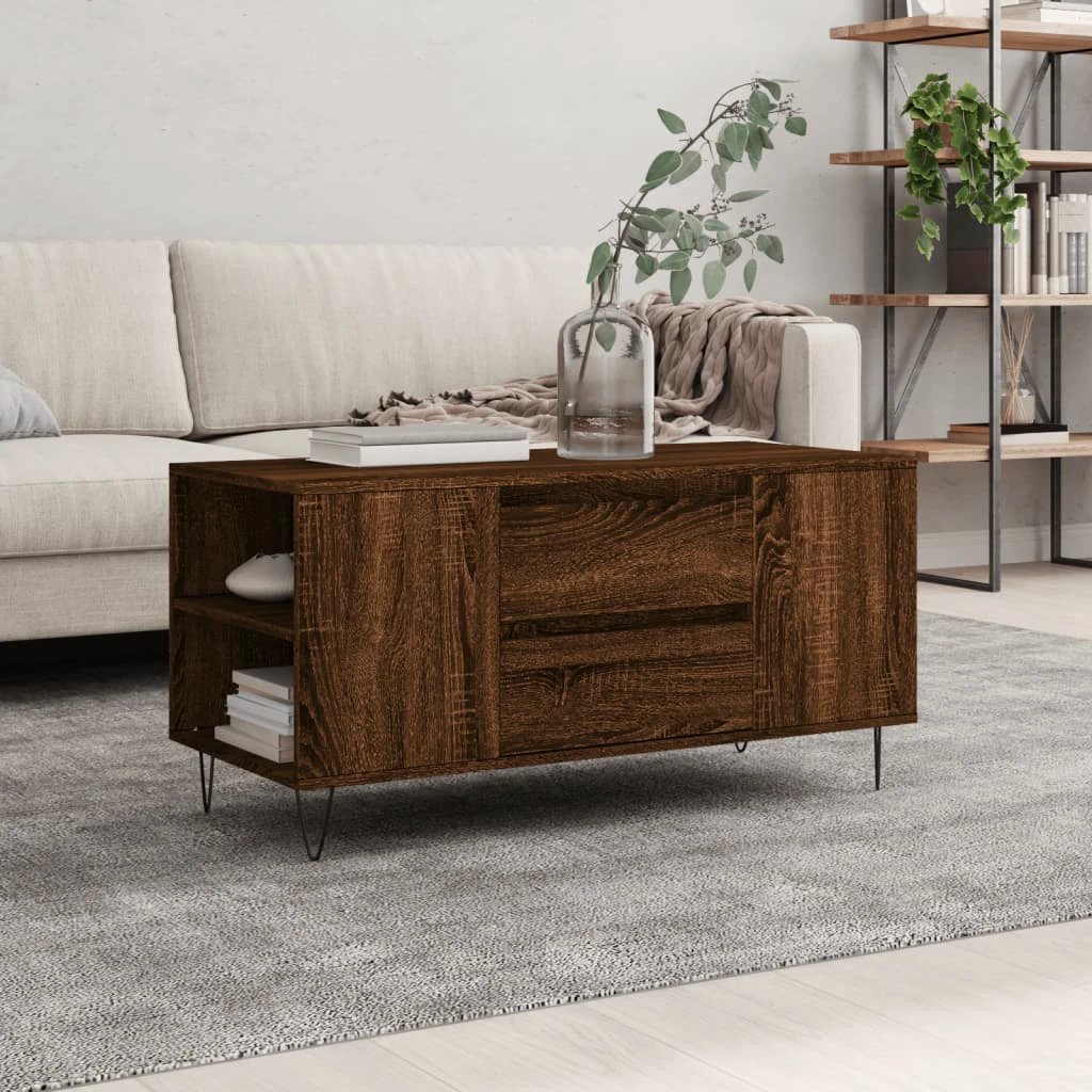 vidaXL VidaXL Coffee Table 102x44.5x50 Engineered Wood Living Room - Coffee Table