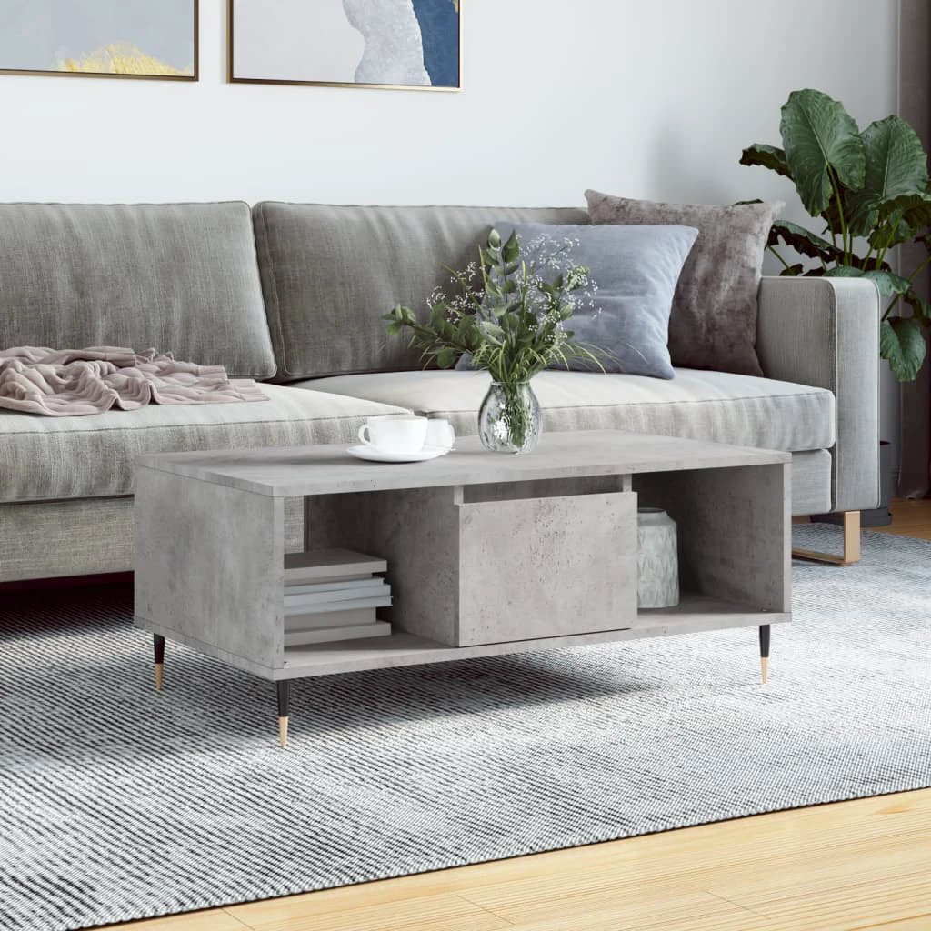 vidaXL VidaXL Coffee Table 90x50x36.5 Cm EngineeredWood LivingRoom - Coffee Table