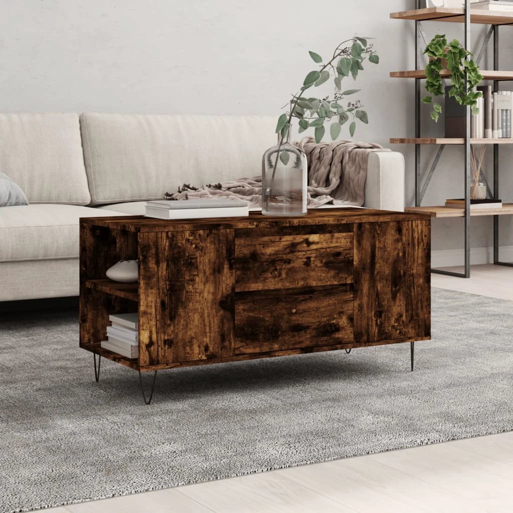 vidaXL VidaXL Coffee Table 102x44.5x50 Engineered Wood Living Room - Coffee Table