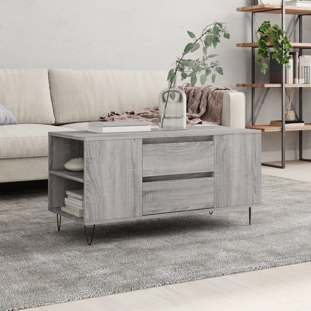 vidaXL VidaXL Coffee Table 102x44.5x50 Engineered Wood Living Room - Coffee Table