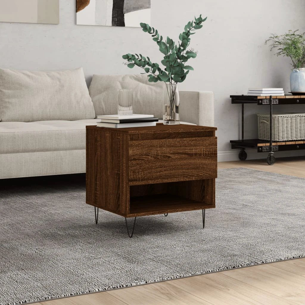vidaXL VidaXL Coffee Table 50x46x50 cm Engineered Wood Moisture Resistant Finish Living Room - Coffee Table