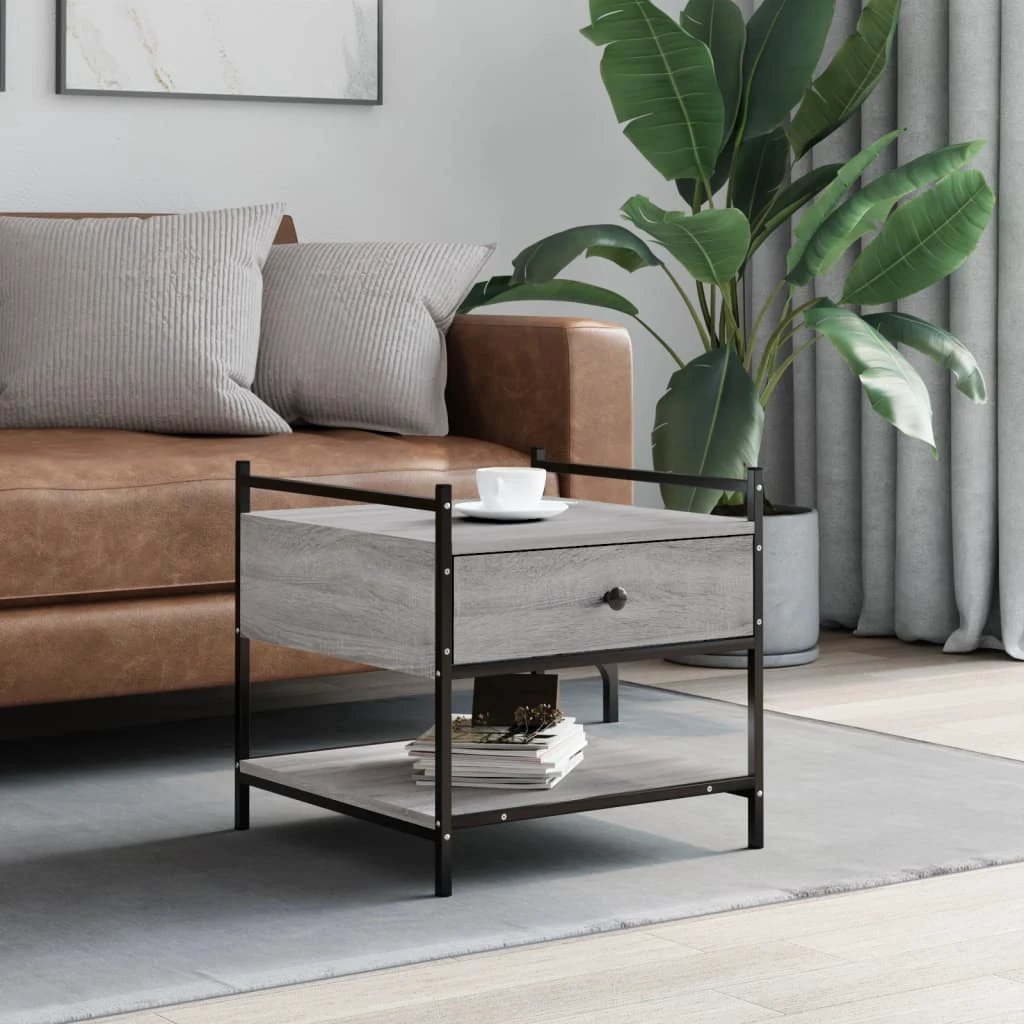 VidaXL Coffee Table 99x50x50 cm Engineered Wood Living Room by vidaXL