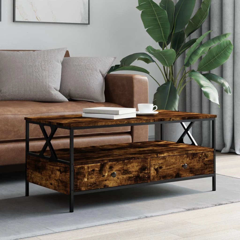 vidaXL VidaXL Coffee Table 100x51x45 cm Engineered Wood Living Room - Coffee Table