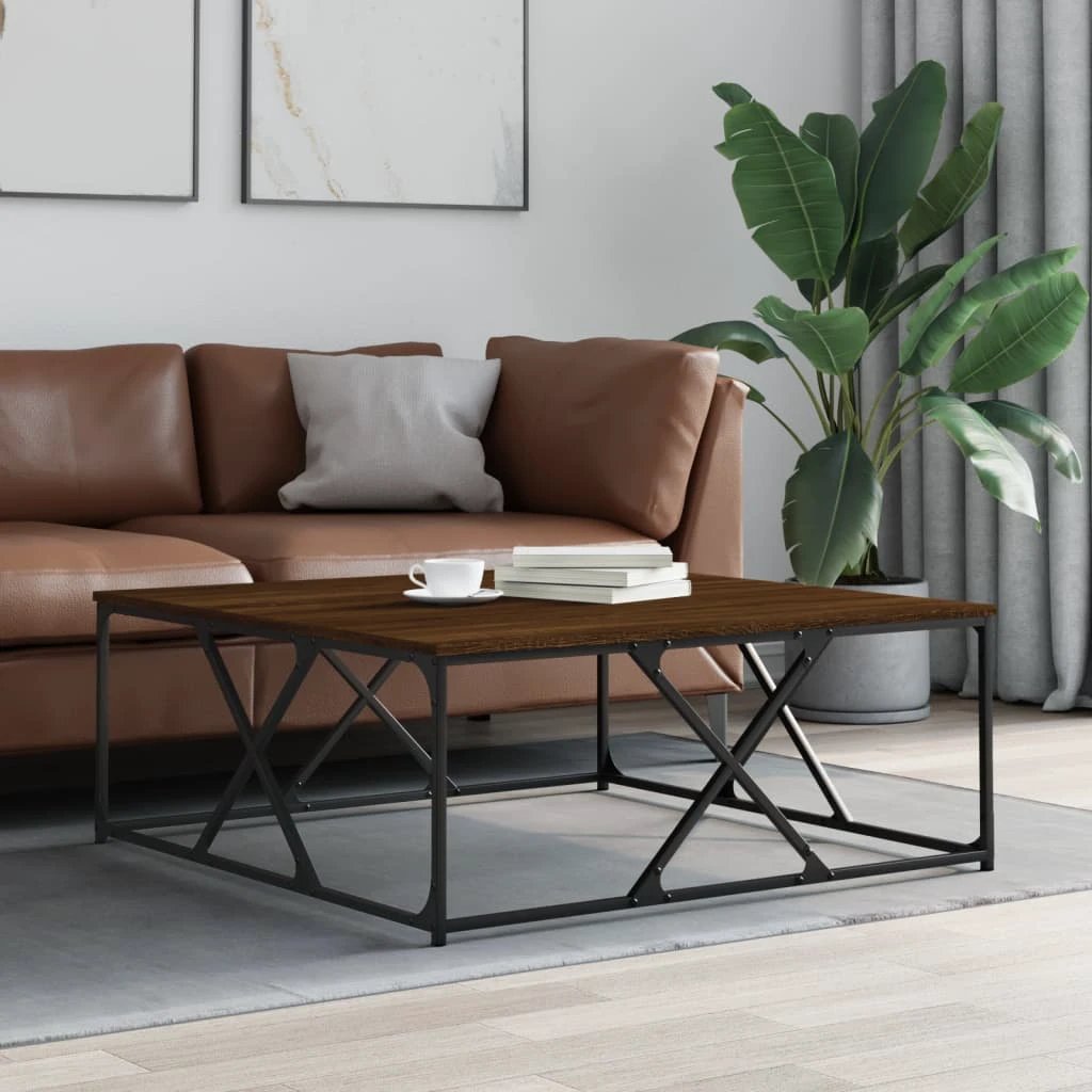 vidaXL VidaXL Coffee Table 100x100x40cm Engineered Wood Living Room - Coffee Table