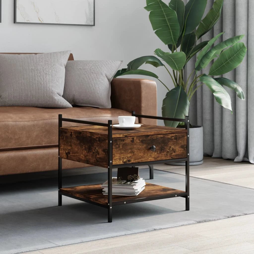 VidaXL Coffee Table 99x50x50 cm Engineered Wood Living Room by vidaXL
