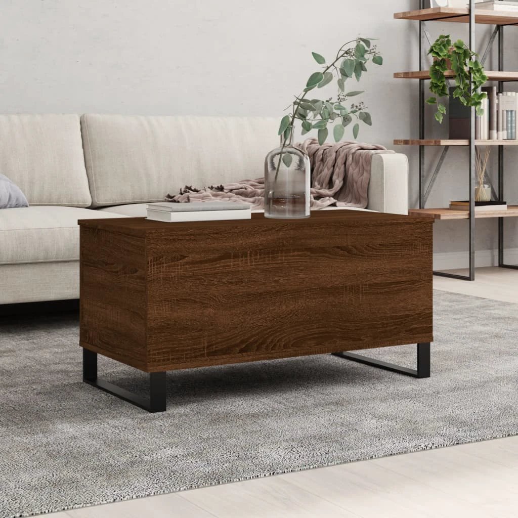 VidaXL Coffee Table White 90x44.5x45 Lift Top Living Room by vidaXL