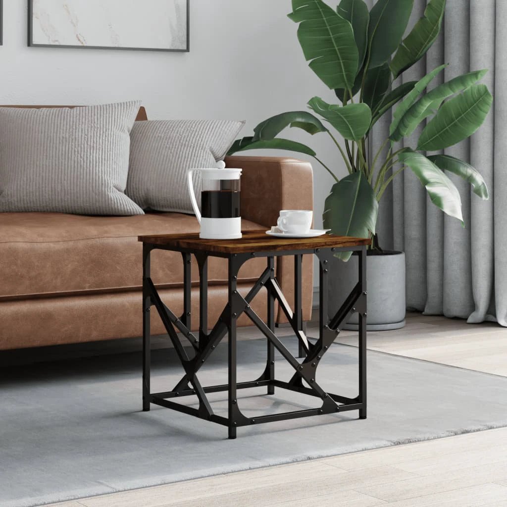 vidaXL VidaXL Coffee Table 45x45x47.5 cm Engineered Wood Moisture Resistant Living Room Decor - Coffee Table
