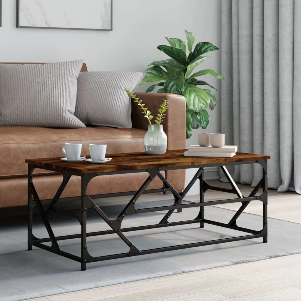 vidaXL VidaXL Coffee Table 45x45x47.5 cm Engineered Wood Moisture Resistant Living Room Decor - Coffee Table