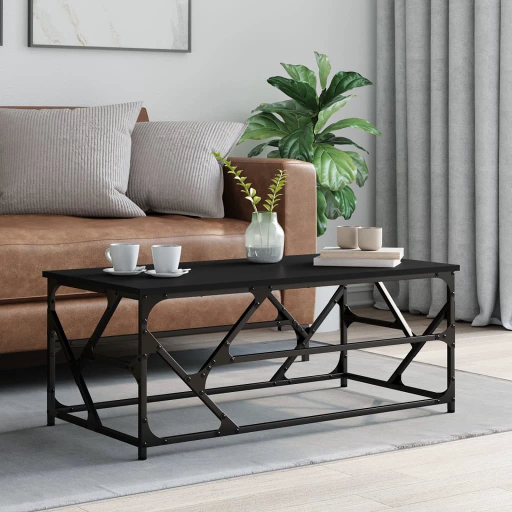 vidaXL VidaXL Coffee Table 45x45x47.5 cm Engineered Wood Moisture Resistant Living Room Decor - Coffee Table