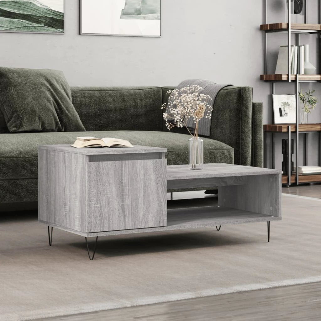 vidaXL vidaXL Coffee Table 100x50x45cm Engineered Wood - Coffee Table