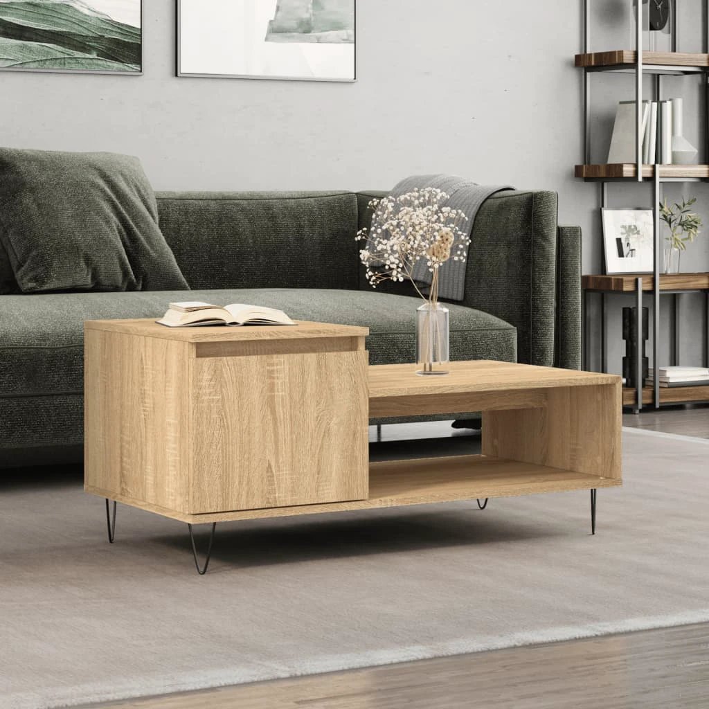vidaXL vidaXL Coffee Table 100x50x45cm Engineered Wood - Coffee Table