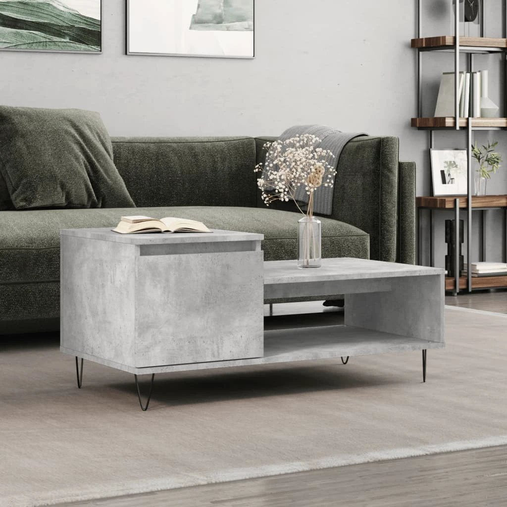vidaXL vidaXL Coffee Table 100x50x45cm Engineered Wood - Coffee Table