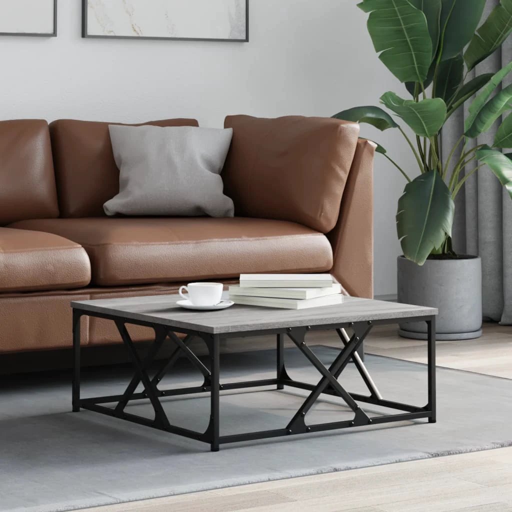 VidaXL Coffee Table 100x100x40cm Engineered Wood Living Room by vidaXL