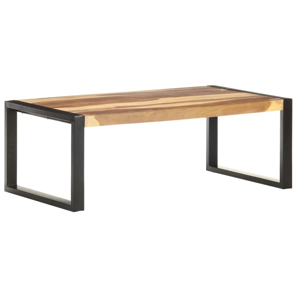 VidaXL Coffee Table 110x60x40 Cm Solid Wood Sheesham Finish For Living Room Decor by vidaXL