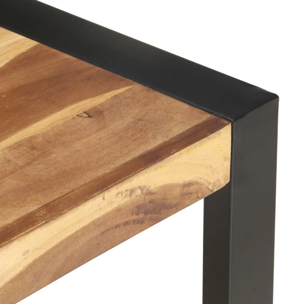 VidaXL Coffee Table 110x60x40 Cm Solid Wood Sheesham Finish For Living Room Decor by vidaXL