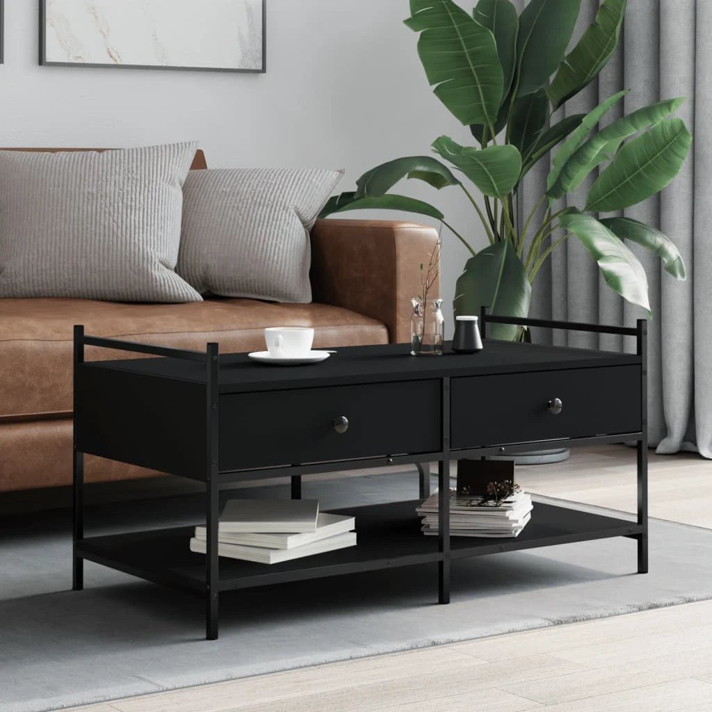 VidaXL Coffee Table 99x50x50 cm Engineered Wood Living Room by vidaXL