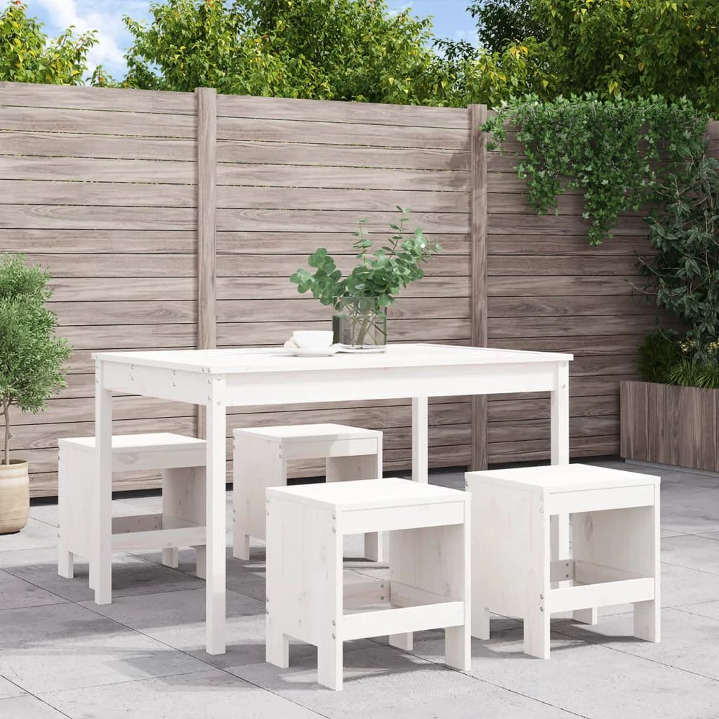 vidaXL VidaXL Garden Dining Set 5 Piece Solid Pine Wood Outdoor - Garden Set