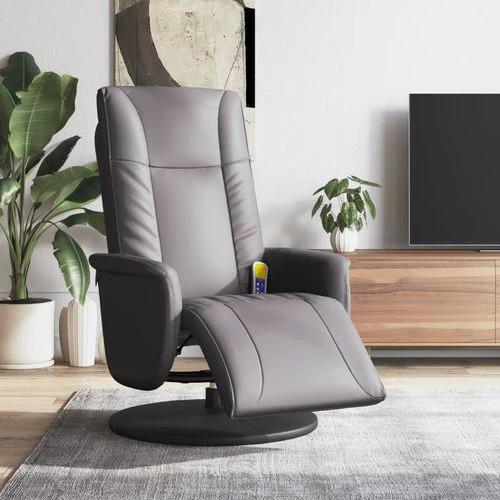 vidaXL Massage Recliner Chair 33x37x41 Inches with Six Point Vibration for Relaxation Enthusiasts by vidaXL