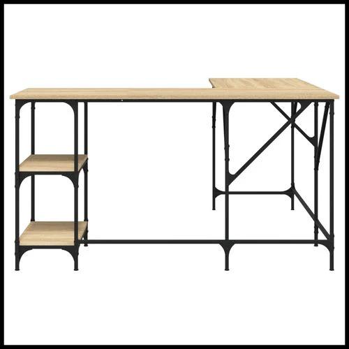 vidaXL vidaXL Office Desk 139x139x75 cm Engineered Wood with Moisture Resistance for Functional Home Workspaces - Desk